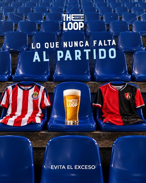 Publicación con camisetas de fútbol y cerveza